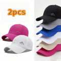 2pcs Sports Baseball Cap, Snow Mountain Print, Quick-drying, Spring Summer Leisure, D Suitable for Both Men and Women. 