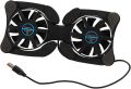 Cooler Stand Laptop Cooler Low Noise Cooling Portable Ultra Slim Gaming Laptop Cooling Pad Prevent Overheatin for 7-15 in Laptop. 