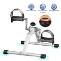 Mini Foldable Foot Pedal Exerciser with Adjustable Resistance Under Desk Bike Stationary Exercise Bike for Home Exercise.