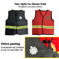 Children's Role-Playing Fire Police Costume, Pretend Play Outfit, Boys' Police Toy, Firefighter Costume, Christmas Costume, Birthday , Holiday , Christmas .