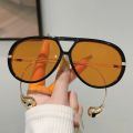 GM LUMIAS Oversized Pilot Sunglasses New in Fashion Double Bridge Gradient Sun Glasses Women Trendy Luxury Brand Design Shades.