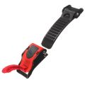 1PC Motorcycle Helmet Speed Clip Chin Strap Quick Release Pull Buckle Black Red Motorcycle Helmet Lock Socket 10-section Buckle.