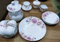 Marble Tea Set 24 Pcs Corelle Premium Quality Imported 6 Person Serving. 