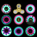 6colors Creative LED Light Luminous Fidget Spinner Changes Hand Spinner Golw in the Dark Stress Relief Toys For Kids. 