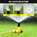 4-Pack Garden Sprinklers, 360° Rotatable Water Sprayers – Adjustable Lawn Irrigation System for Plants & Vegetable. 