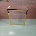 Acrylic plastic bangle stand new look with golden border 4 step. 