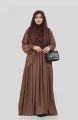 Premium Abaya Sikeem with Kuchi Design – Imported Dubai Cherry Georgette Fabric, Soft & Comfortable Burka for Women.