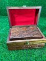 Jewellery box set 3 pieces large box is 10✖️6 inches pure wooden jewellery boxes beautiful new design boxes red soft velvet inside. 
