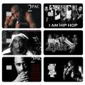 2PAC Tupac 3D Printed Anime Matte Front Skin Film Sticker Cover For Small Chip Credit Card Debit Card. 