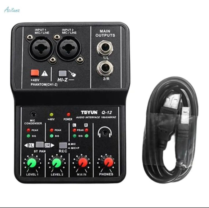 Mini Mixer Sound Board Console with USB Cable for Party | Daraz.lk