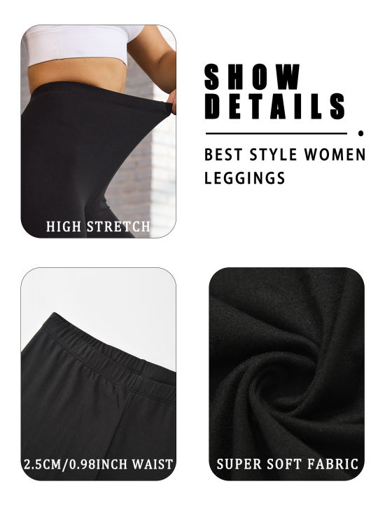 Women's%20Super%20Soft%20Leggings%20High%20Elasticity%20No%20See%20Through%20Workout%20Yoga%20Running%20Athletic%20Leggings%20-%20Image%203