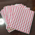 1000pcs 12x9mm Red Arrow Paper Label Sticker for Direction Indication or Product Processing Plant Procedures Defect Mark. 