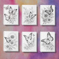 1 Pc Butterfly Theme  Coloring Book, Thick Paper Quality, Warm Hearted. 