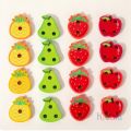 Kids Wooden Educational Toys Sorting Stacking Preschool Color Shape Fruit Classification Cognition Fishing Game Christamas . 