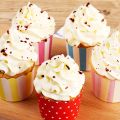 50pcs Stripe Cupcake Paper Cup Greaseproof Cupcake Wrapper Paper Muffin Cupcake Baking Cup Cupcake For  Party. 