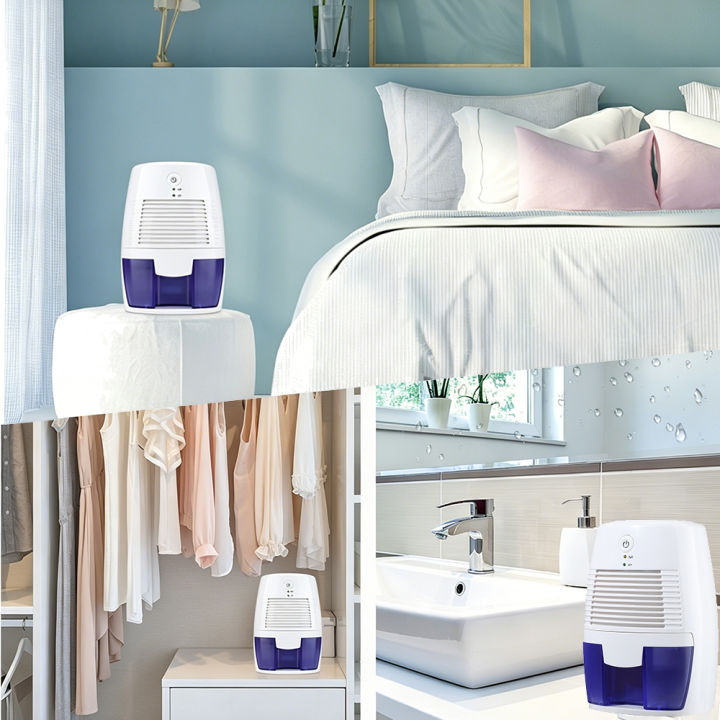 Home Dehumidifier Bedroom Mute Moisture Absorber Air Dryer Mini Humidity Dehumidifier for Bathroom Kitchen Clothes Desiccant