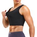 Men's Faja Compression Corset Vest Slimming Undershirt Male Corset Tank Tops Hide Gynecomastia Chest Binder Tank Top. 