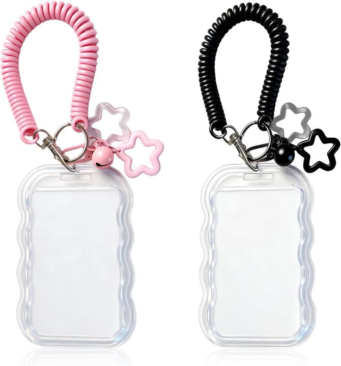 2%20Pack%20Cute%20Photocard%20Holder%20Keychain%20%20Photo%20Card%20Holder,%20Transparent%20PC%20Holder%20with%20Star%20Wave%20Design%20for%20Bus%20Student%20Card,%20-%20Image%207