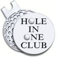 Hole in One Club Golf Ball Marker with Magnotic Hat Clip Funny Golf Gift for Men Woman golf hat clip. 