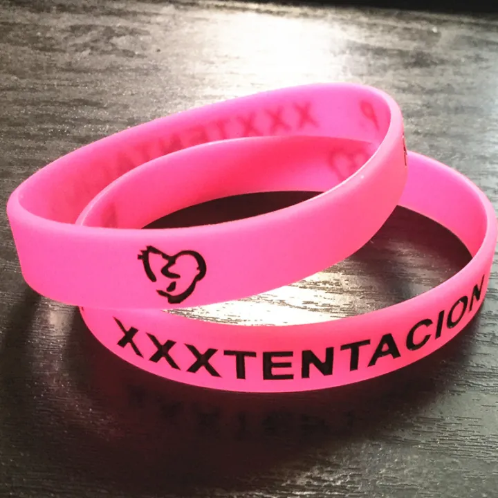 5pcs%20%20music%20musician%20XXX%20%20USA%20United%20states%20rapper%20Triple%20X%20%20bracelet%20silicone%20wristband%20-%20Image%205