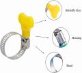 Adjustable  Hose Clamp 1 inch water pipe Clamp ( 5 pcs set). 