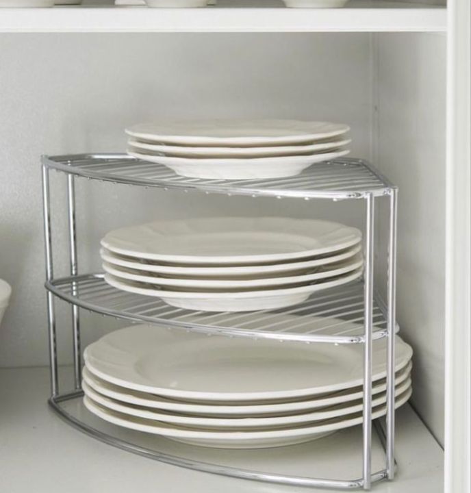 Smart%20Design%203-Tier%20Kitchen%20Corner%20Shelf%20Rack%20-%20Steel%20Metal%20Wire%20-%20Rust%20Resistant%20-%20Plates,%20Dishes,%20Cabinet%20and%20Pantry%20Organizer%20-%20Kitchen%20Organization%20-%209%20x%208%20Inch%20-%20-%20Image%203