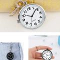1 Pc Mini Retro Keychain Watch Old Man Student Nurse Portable Pocket Watch. 