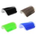 1PC Cat Self Groomer With Catnip Cats Wall Corner Massage Comb Brush Rubs The Face With A Tickling Soft Comb Pet Grooming Supply. 