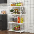 1PC Multi-Level Storage Rack For Kitchen And Bathroom, Snack Storage Rack For Floor In The Living Area. 
