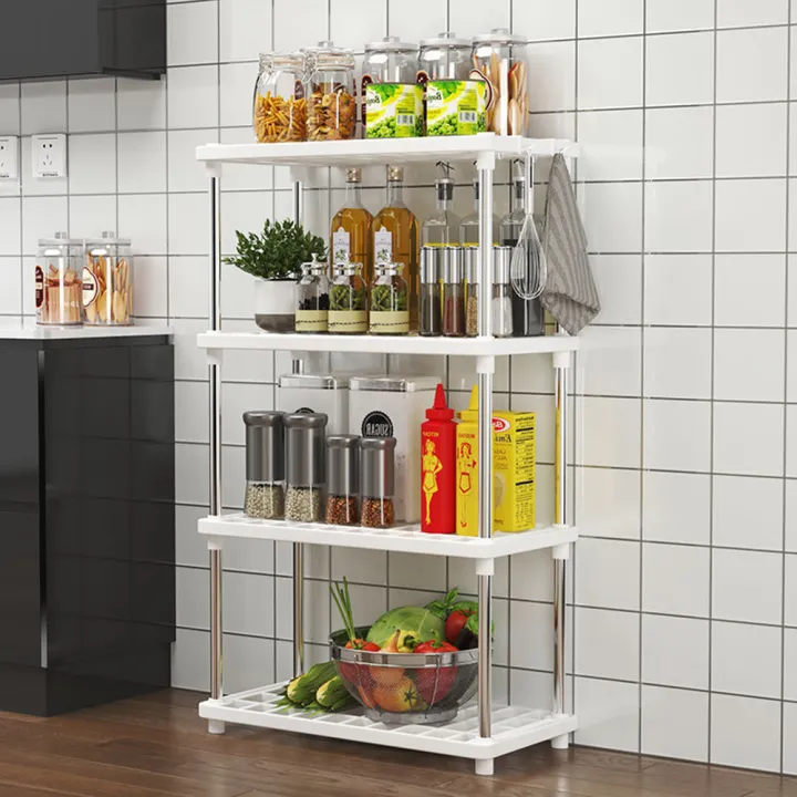 1PC%20Multi-Level%20Storage%20Rack%20For%20Kitchen%20And%20Bathroom,%20Snack%20Storage%20Rack%20For%20Floor%20In%20The%20Living%20Area%20-%20Image%204