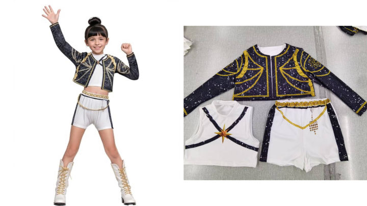 Girls%20Zoey%20Cosplay%20Girl%20Group%20Rumi%20Kids%20Costume%20Mira%20Outfit%20Favorite%20Stage%20Performance%20Clothes%20Halloween%20Animated%20Movie%20Dress%20Up%20-%20Image%202