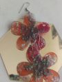 Beautifull handmade resin earrings. 
