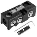 Billiard Cue Tip Shaper Professional 11 in 1 Pool Cue Tip Repairer Aluminum Alloy Billiard Stick Tip Repair Tool with Wrench.