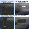 Glove Box Expansion Dock for Tesla Model Y/3+ USB Hub 4-in-1 Fast Charging Upgrade Data Transfer Adapter Docking Station 2026. 