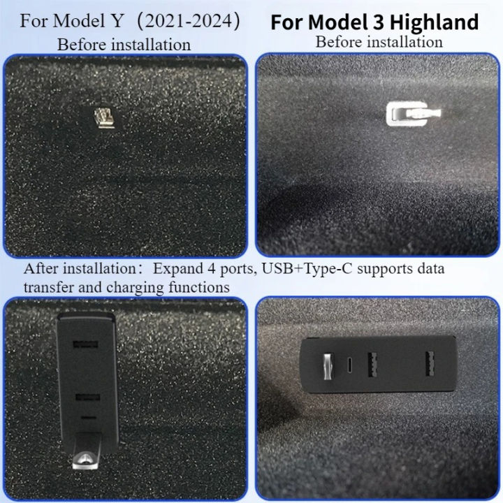 Glove%20Box%20Expansion%20Dock%20for%20Tesla%20Model%20Y/3+%20USB%20Hub%204-in-1%20Fast%20Charging%20Upgrade%20Data%20Transfer%20Adapter%20Docking%20Station%202026%20-%20Image%206