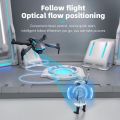 Stylish and premium looking heavy duty Flying toy drone with colourful lighting and many facture for new users.