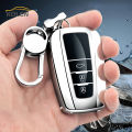 Soft TPU Car Remote Key Case Cover Shell Fob For Toyota Prius CHR C-HR Camry Corolla RAV4 Avalon Land Cruiser Prodo Accessories.