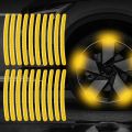 20pcs Car Tire Rim Reflective Sticker Night Safety Warning Strip Motorcycle Bike Auto Wheel Hub Reflector Stickers Decals. 