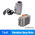 New MOC Smoke Exhaust Motor Simulated Spray Effect Building Blocks Car PF Model Parts Power Functions Technical Motor. 