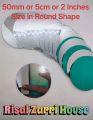25 Pcs. 5cm or  2 Inches Round Shape Glass Mirrors For Diy and Arts and Crafts. 