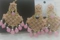 khuden earrings and tikka set. 