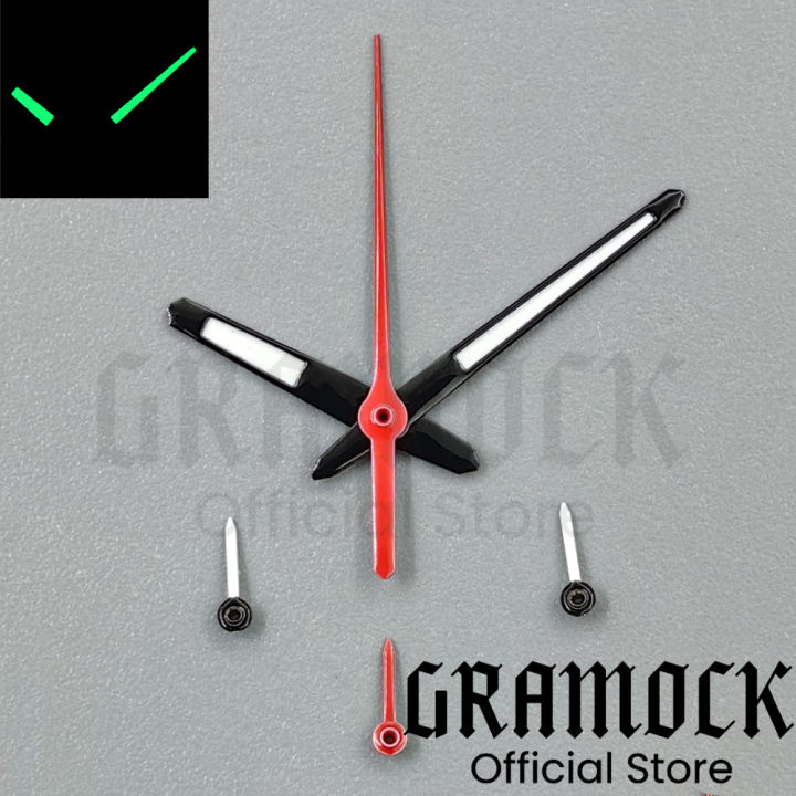 GRAMOCK%20Black%20Red%20Orange%20Silver%20Watch%20Hand%20Green%20Luminous%206PCS%20Per%20Set%20Fit%20VK63%20Quartz%20Movement%20Modified%20Replacement%20Watch%20Parts%20-%20Image%205