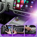 2026 New Mini Slim [USB C], 2-in-1 Wireless CarPlay Adapter & Android Auto Adapter, Plug & Play, 5s Auto-Connect Wireless Carpla. 