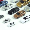 10pcs Scale model building miniature car,Model cars for architecture train railway railroad scenery layout. 