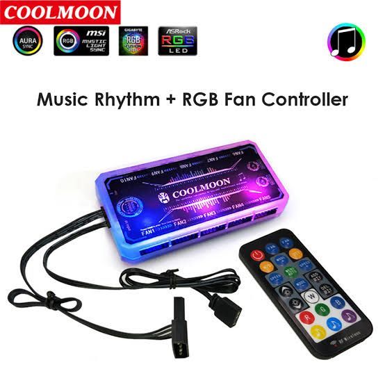 COOLMOON RGB Controller For Case LED Lighting Remote Control For ...