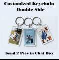 customized keychains your image or picture on keychain.logo,text,name print or use in business advertisement. 