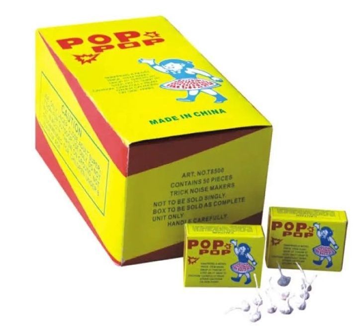 Pop Pop crackers box
