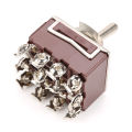 ON/OFF/ON 3 Position Toggle Switch 4PDT 12 Pin 12mm 15A/250VAC 10A/380VAC 4PDT 3 Position Toggle Switch. 