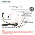 New Built-In Car Seat Heater Kit Fit 1/2 Seats,12V 2/4Pcs Universal Alloy Wire Heating Pads 3 Levels Dual Control Heated Switch.