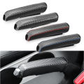 Carbon Fiber Car Leather Handbrake Cover Protective Sleeve Hand Brake Protection Car Interior Accessories. 